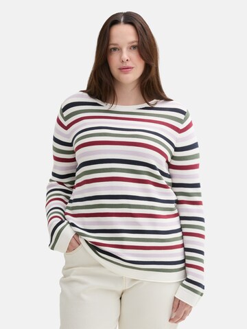 Tom Tailor Women + Trui in Gemengde kleuren: voorkant
