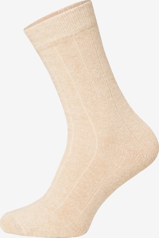 HomeOfSocks Socken 'HOS218' in Beige: Vorderseite