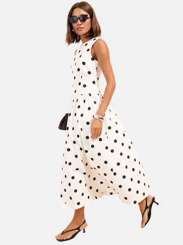 Friends Like These Dress in White: front