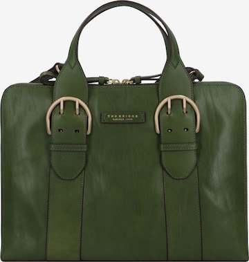 The Bridge Laptop Bag 'Elena' in Green: front