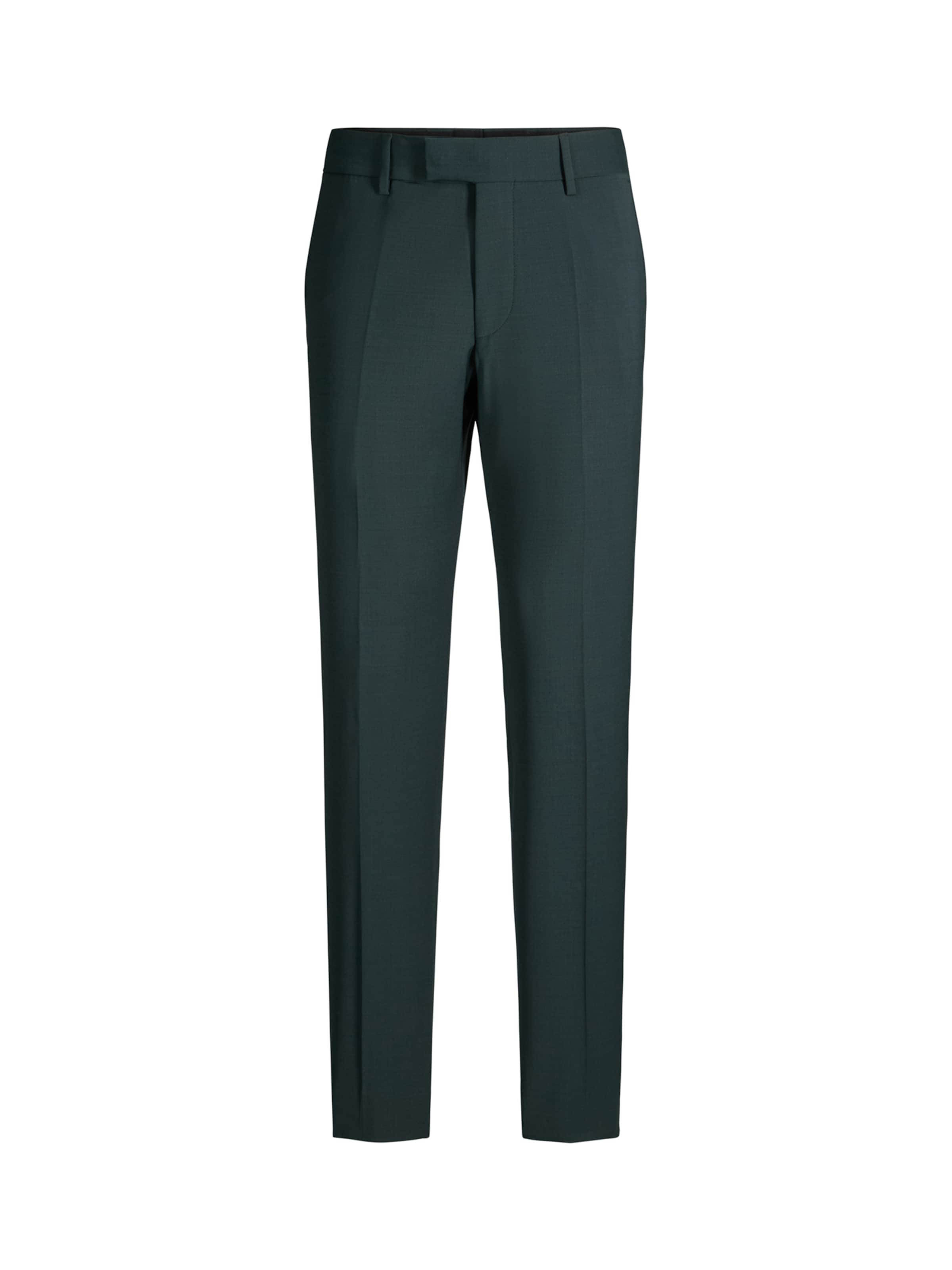STRELLSON Slimfit Pantalon in Groen: voorkant
