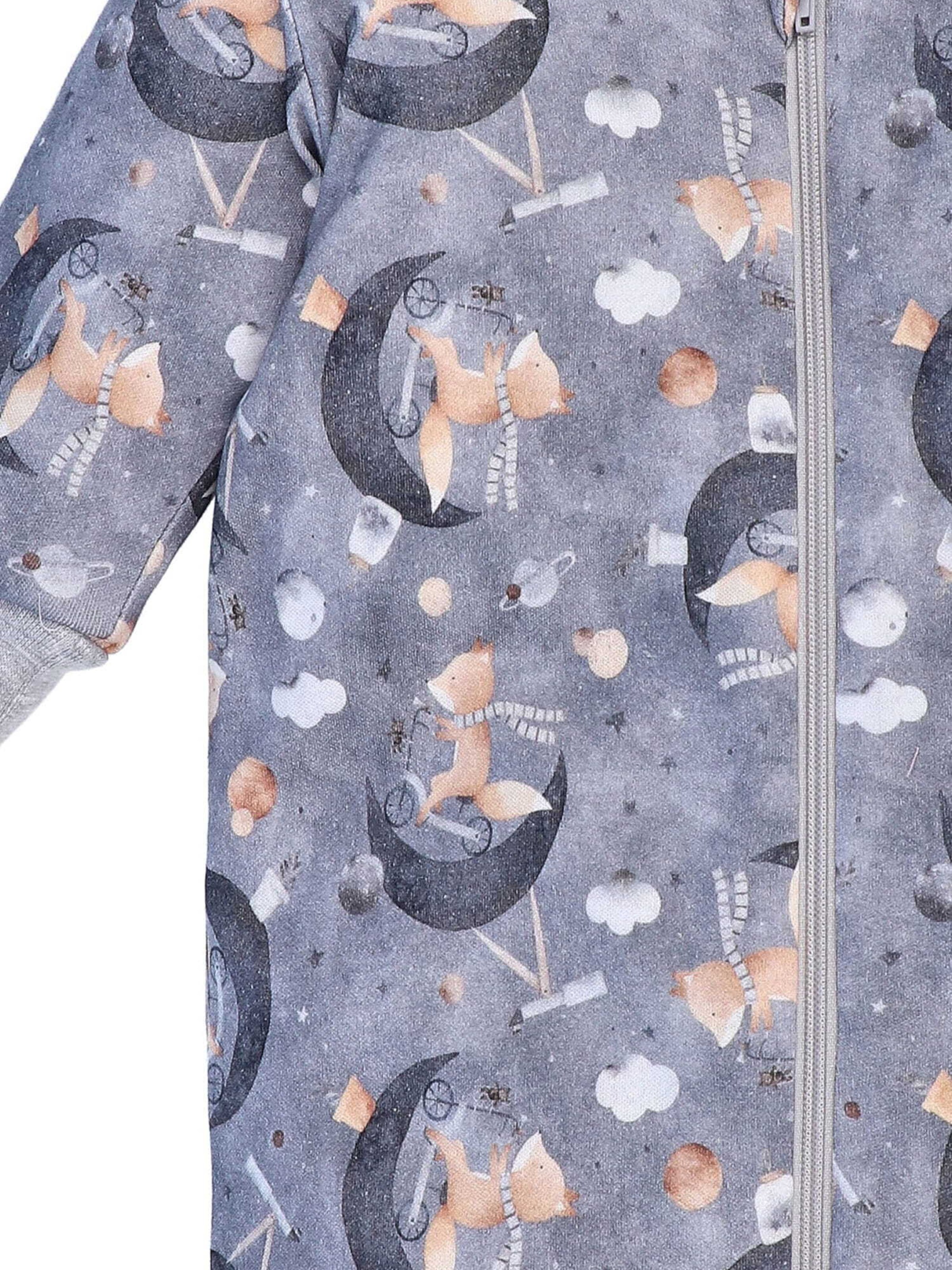 NINI Romper/bodysuit 'Fuchs' in Grey