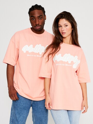 T-Shirt Multiply Apparel en orange : devant