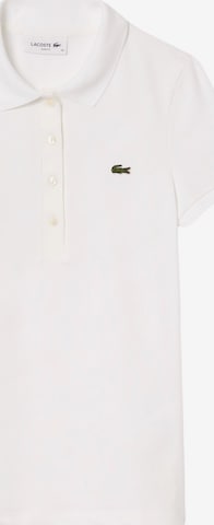 balts LACOSTE T-Krekls: no priekšpuses