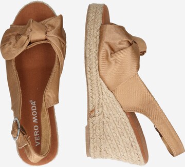 VERO MODA Sandals 'Felia' in Brown