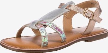 MOD8 Sandals in Gold: front