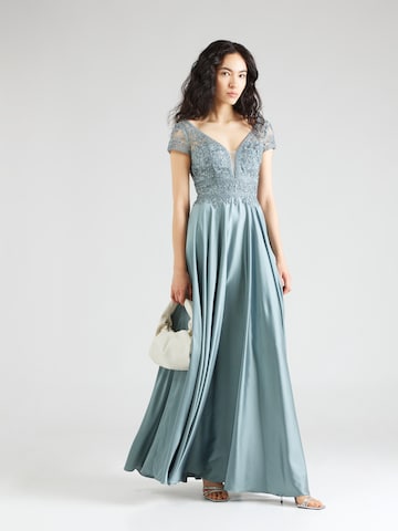 Robe de soirée LUXUAR en bleu