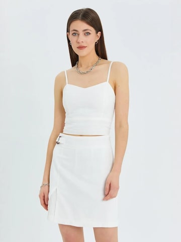 Top di MixRay in bianco: frontale