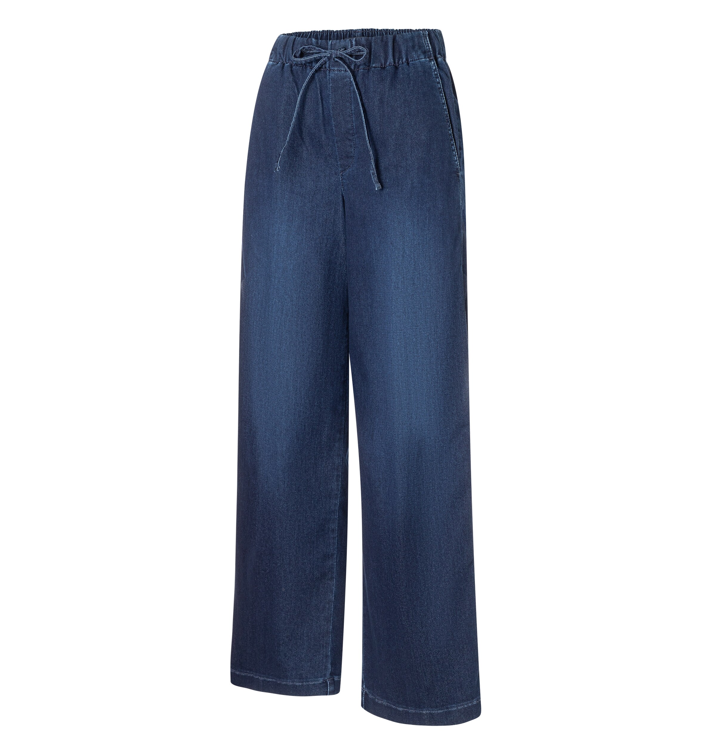 MAC Wide Leg Jeans in Blau