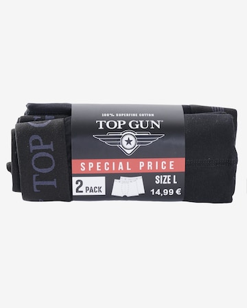 TOP GUN Boxershorts im Doppelpack ' TGUW001 ' in Schwarz