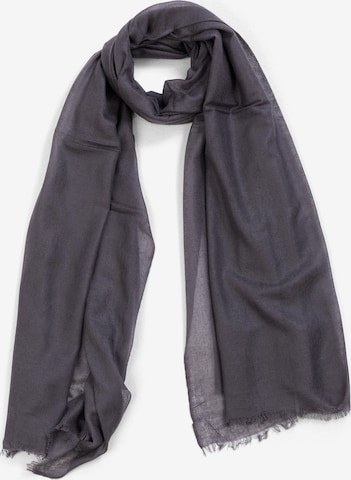 CASH-MERE.CH Kaschmir Schal in Grau: Vorderseite