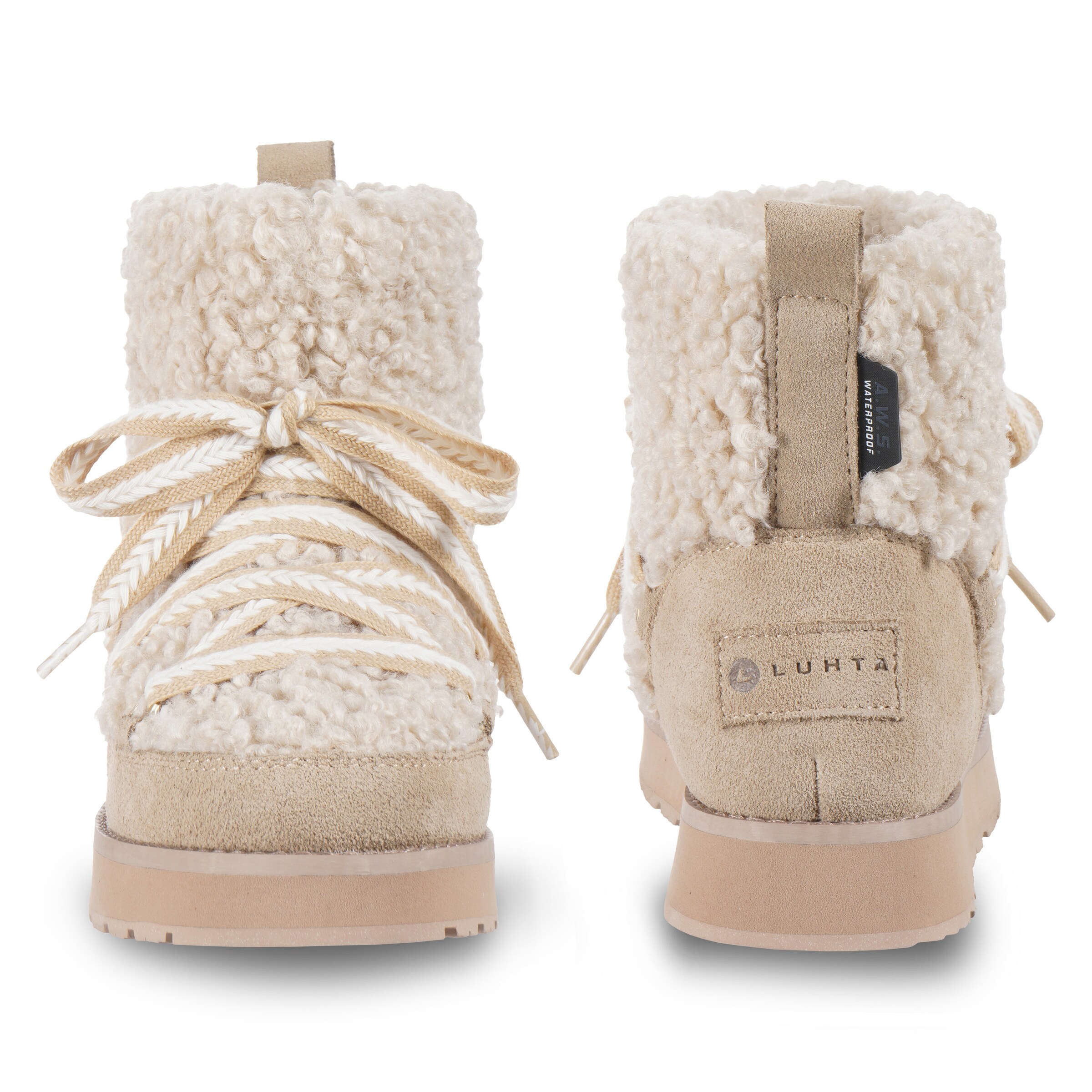 LUHTA Snow Boots 'Ihana' in Beige