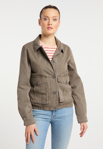 DreiMaster Vintage Between-Season Jacket in Brown: front