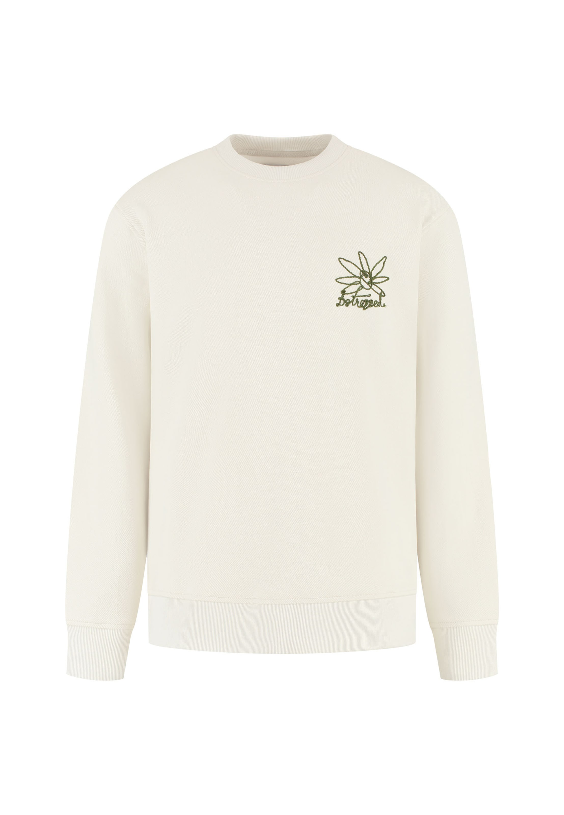 Dstrezzed Pullover 'Karas' in Grau: Vorderseite