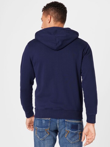 FRANKLIN & MARSHALL Zip-Up Hoodie in Blue