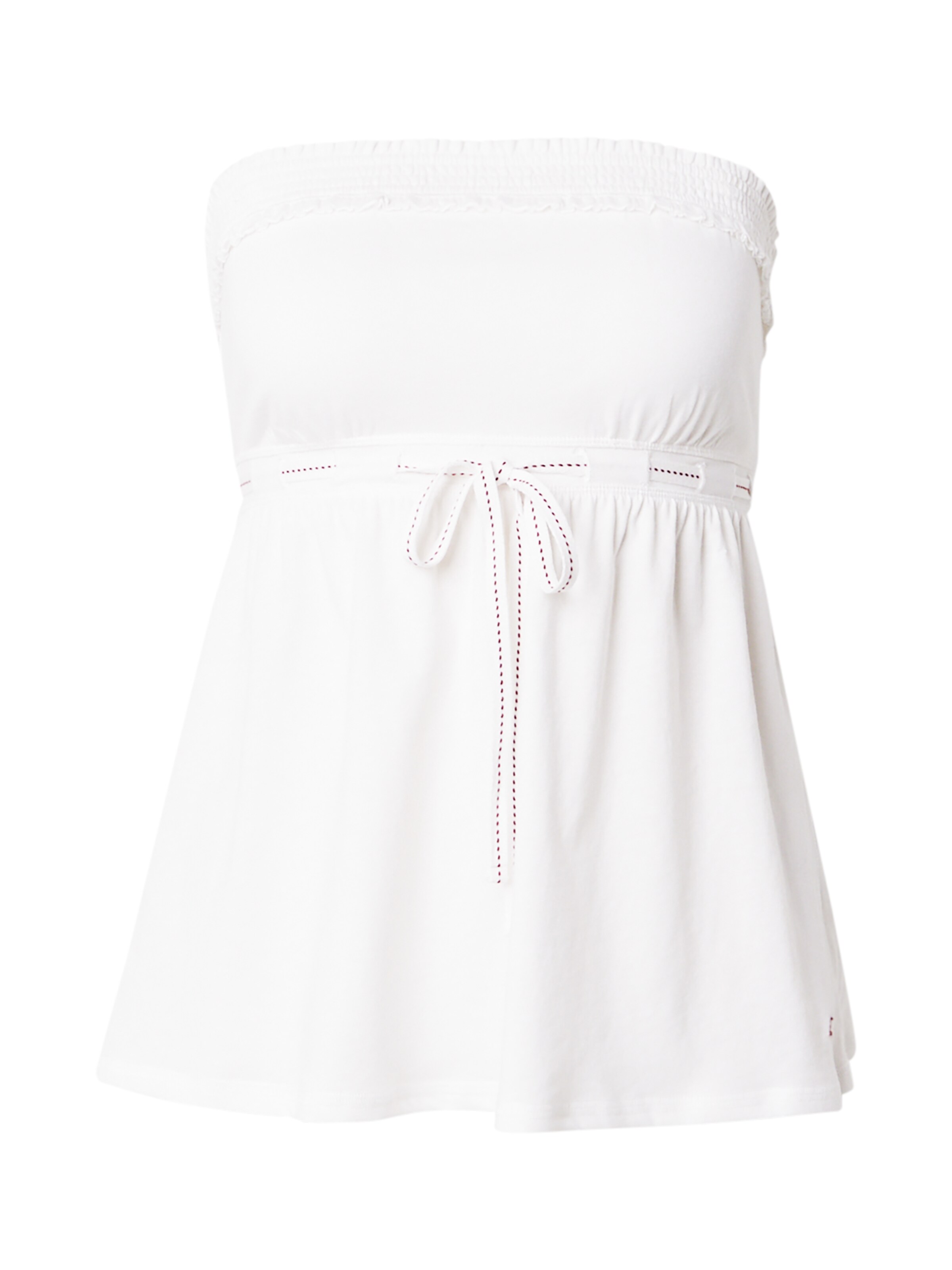 HOLLISTER Top – bílá: přední strana