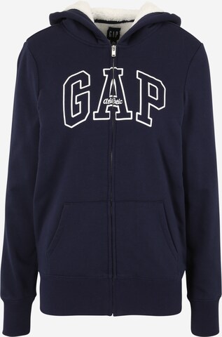 Gap Tall Sweatjacke in Blau: predná strana