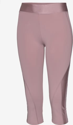 LASCANA ACTIVE Skinny Παντελόνι φόρμας σε ροζ
