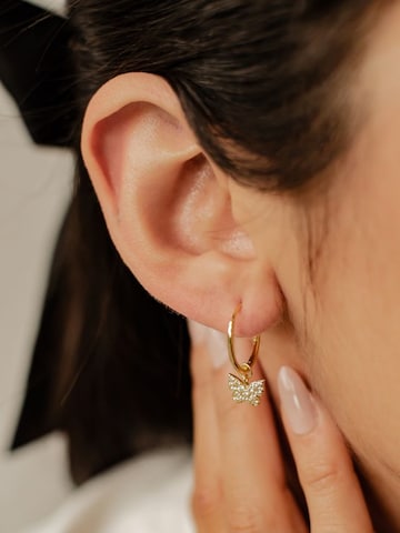 Orecchini 'Butterfly Whisper' di Hey Happiness in oro