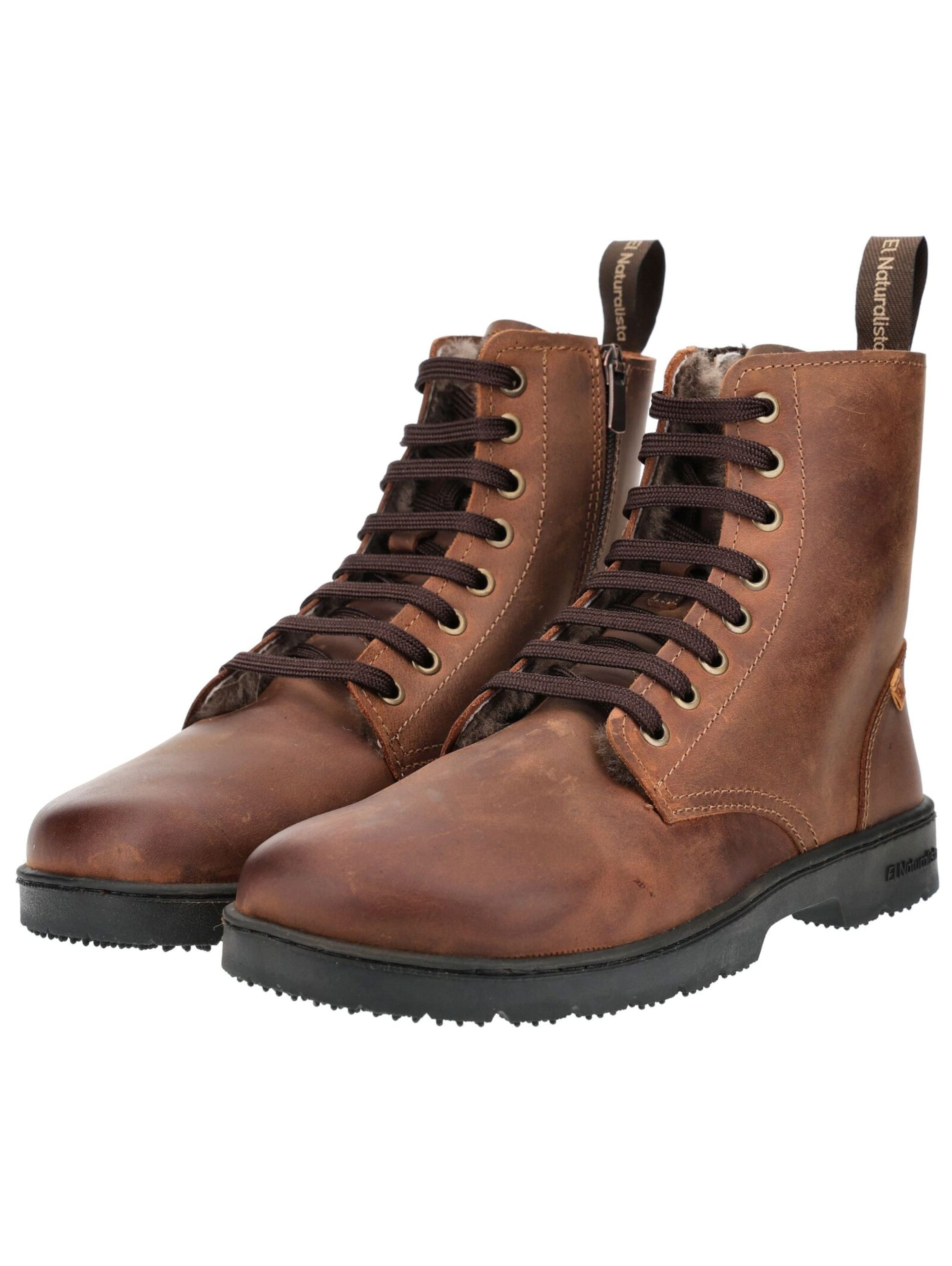 EL NATURALISTA Schnürstiefelette in Braun