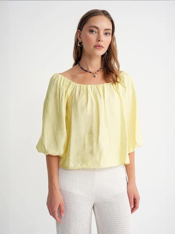 Chemisier MixRay en jaune : devant