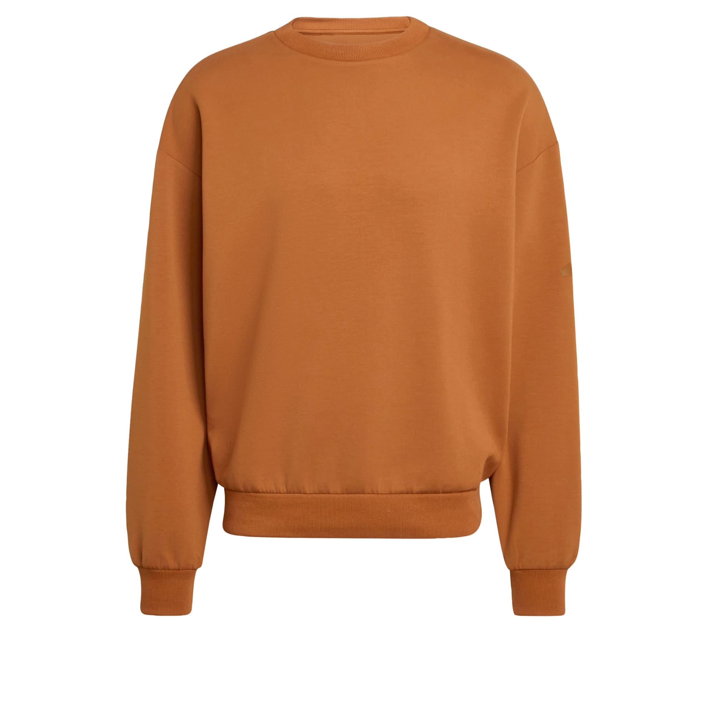 ADIDAS SPORTSWEAR Sportsweatshirt 'Soft Lux' in Bruin: voorkant