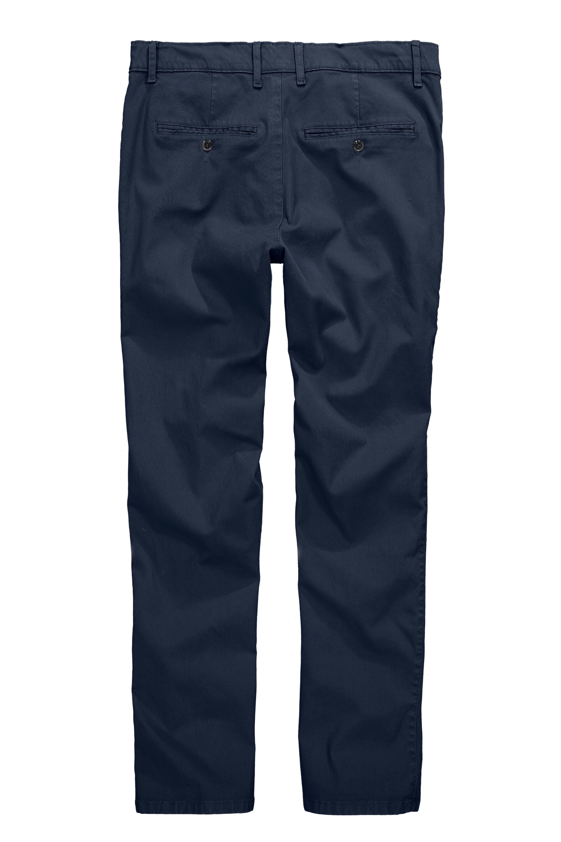 Men Plus Regular Chino Pants in Black