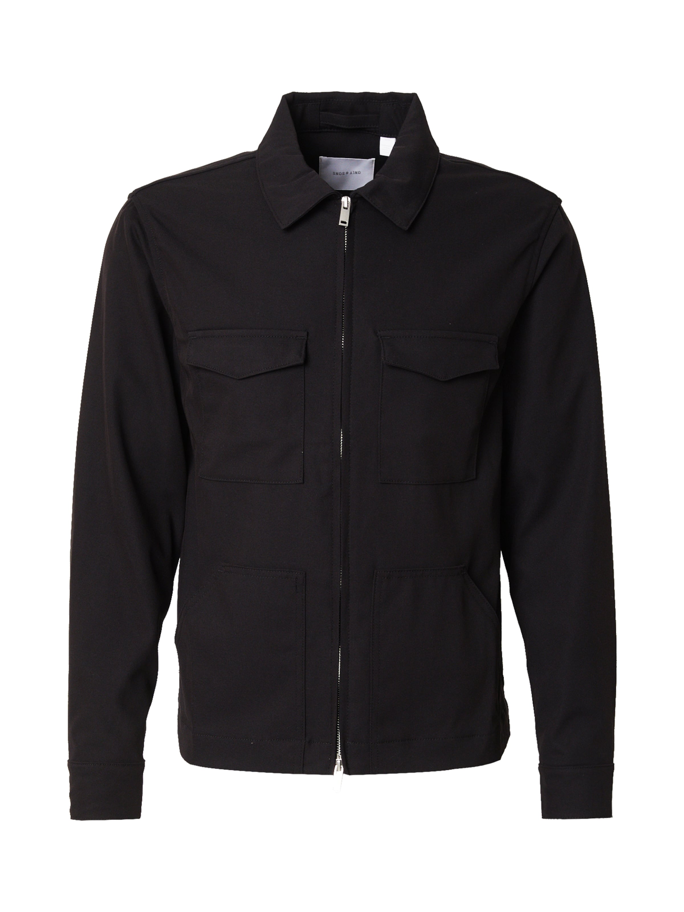 Only & Sons Between-Season Jacket 'ONSWYATT' in Black: front