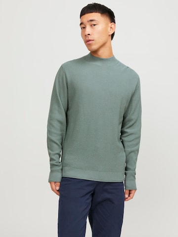 JACK & JONES Sweater 'Thomas' in Green: front