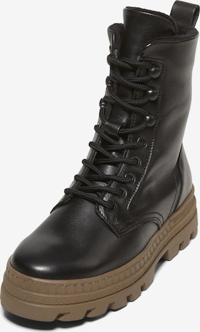 Marc O'Polo Lace-Up Ankle Boots in Black: front