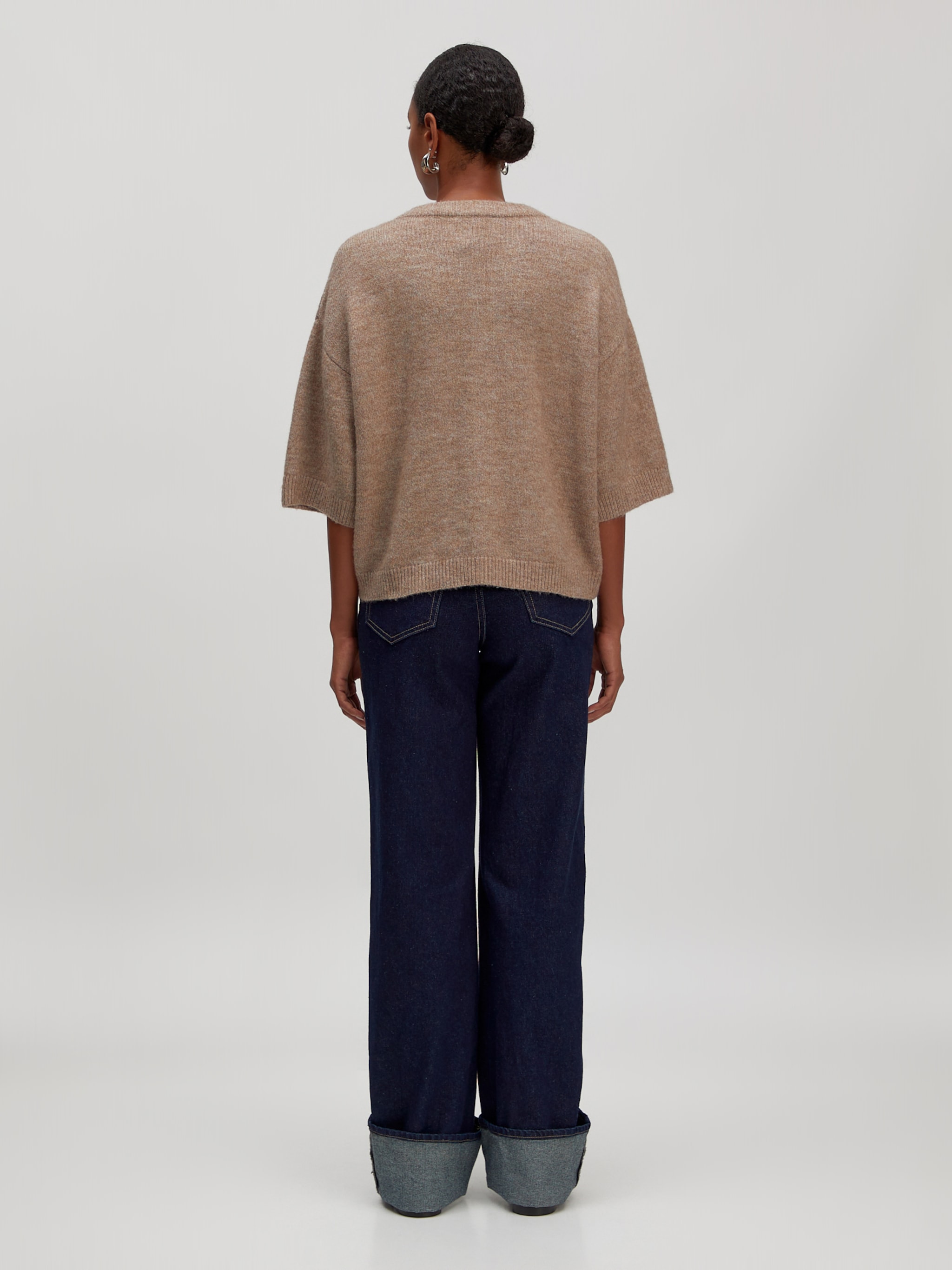 EDITED Produkte Shirt 'Oline Wool' beige