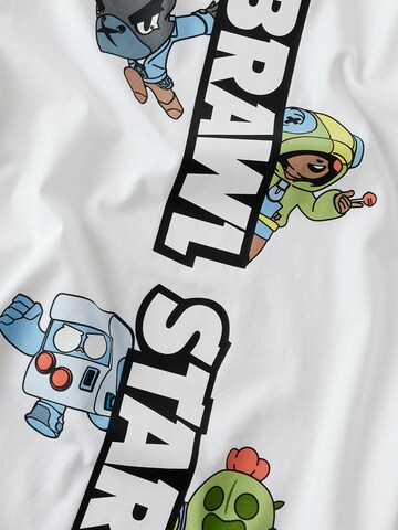 NAME IT Shirt 'NKMJOK BRWLST' in White