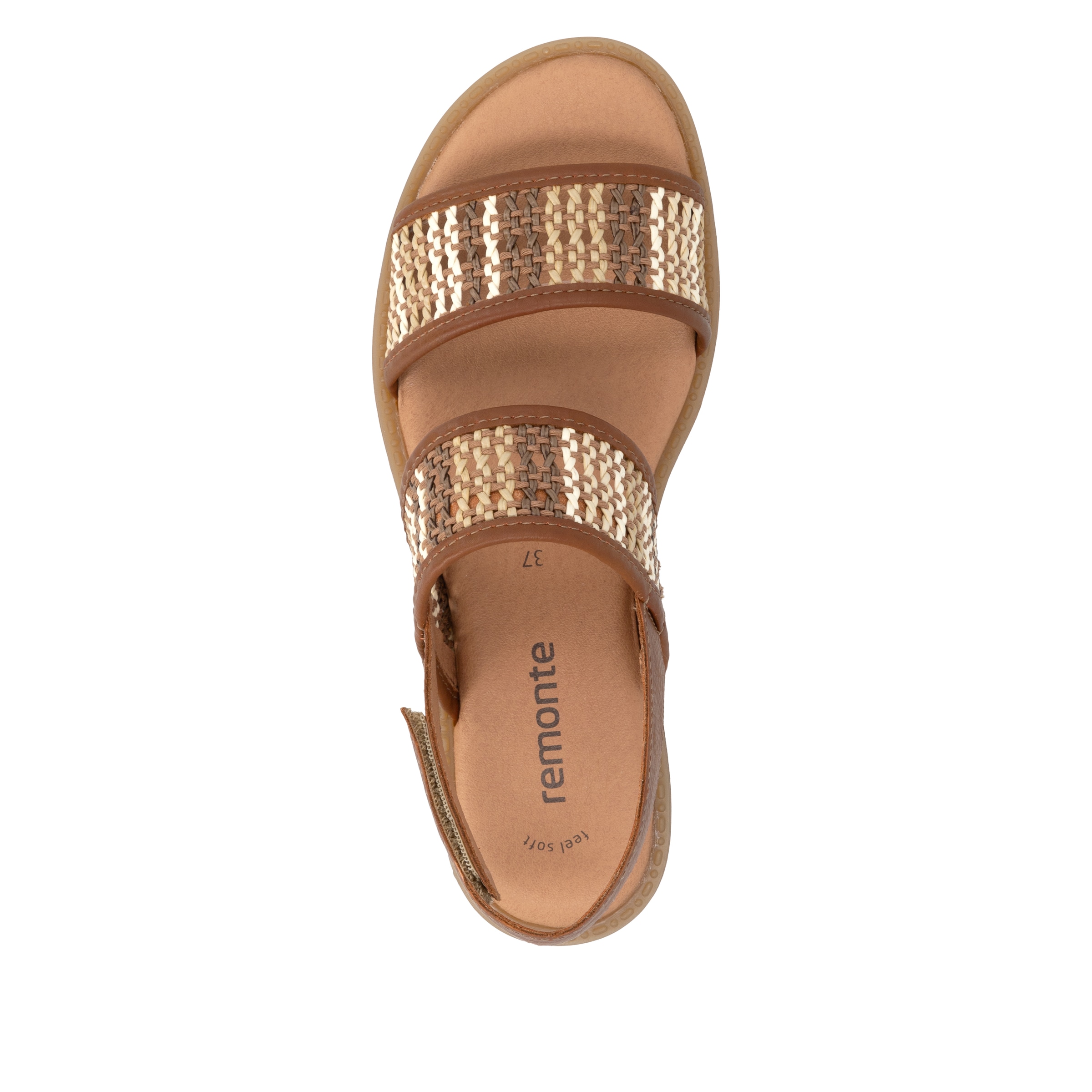 REMONTE Strap Sandals ' D3646 ' in Brown