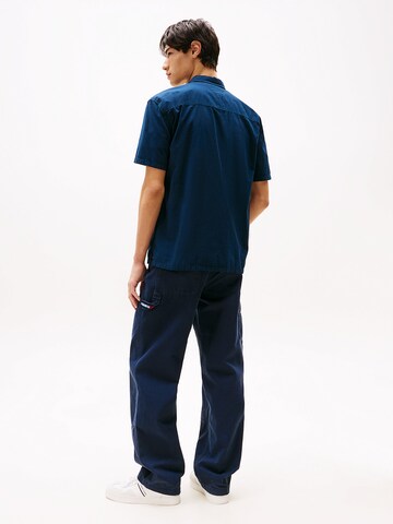 Tommy Jeans Regular fit Button Up Shirt in Blue