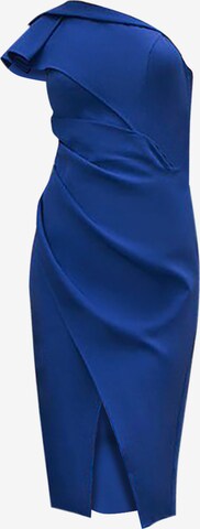 Chi Chi London Šaty – modrá: přední strana