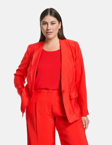 SAMOON Blazer in Red: front