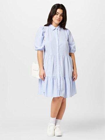 ONLY Curve Shirt Dress 'CASSIE' in White