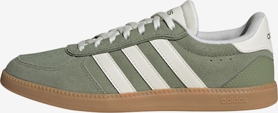 Sportbačiai be auliuko 'Breaknet Sleek Matcha' iš ADIDAS SPORTSWEAR, spalva – žalia / balta, Prekių apžvalga