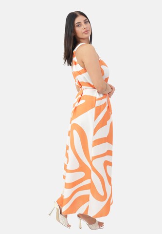 Elara Kleid in Orange