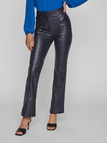 VILA Flared Trousers 'Nanna' in Blue: front