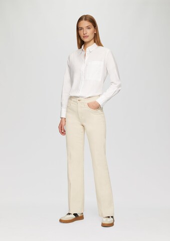 s.Oliver Flared Jeans 'Beverly' in Beige
