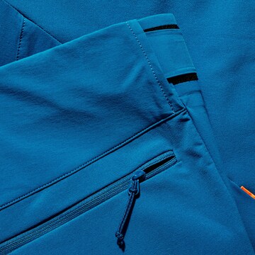MAMMUT Regular Outdoor Pants 'Courmayeur' in Blue