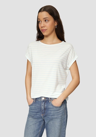 QS Shirt in Blau: Vorderseite