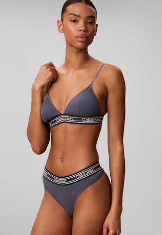 Calvin Klein Underwear Trójkąt Biustonosz w kolorze niebieski