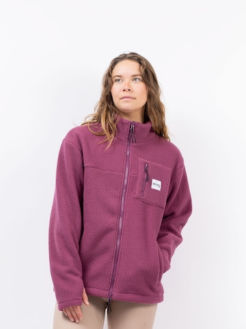Eivy Athletic fleece jacket in Pink: front