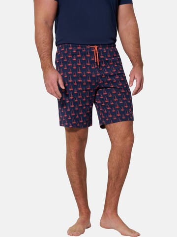 Jan Vanderstorm Pajama Pants 'Tord' in Blue: front