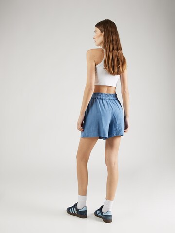 VILA Loosefit Shorts 'LANIA' in Blau