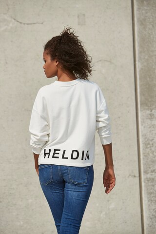 Herrlicher Sweatshirt in Weiß