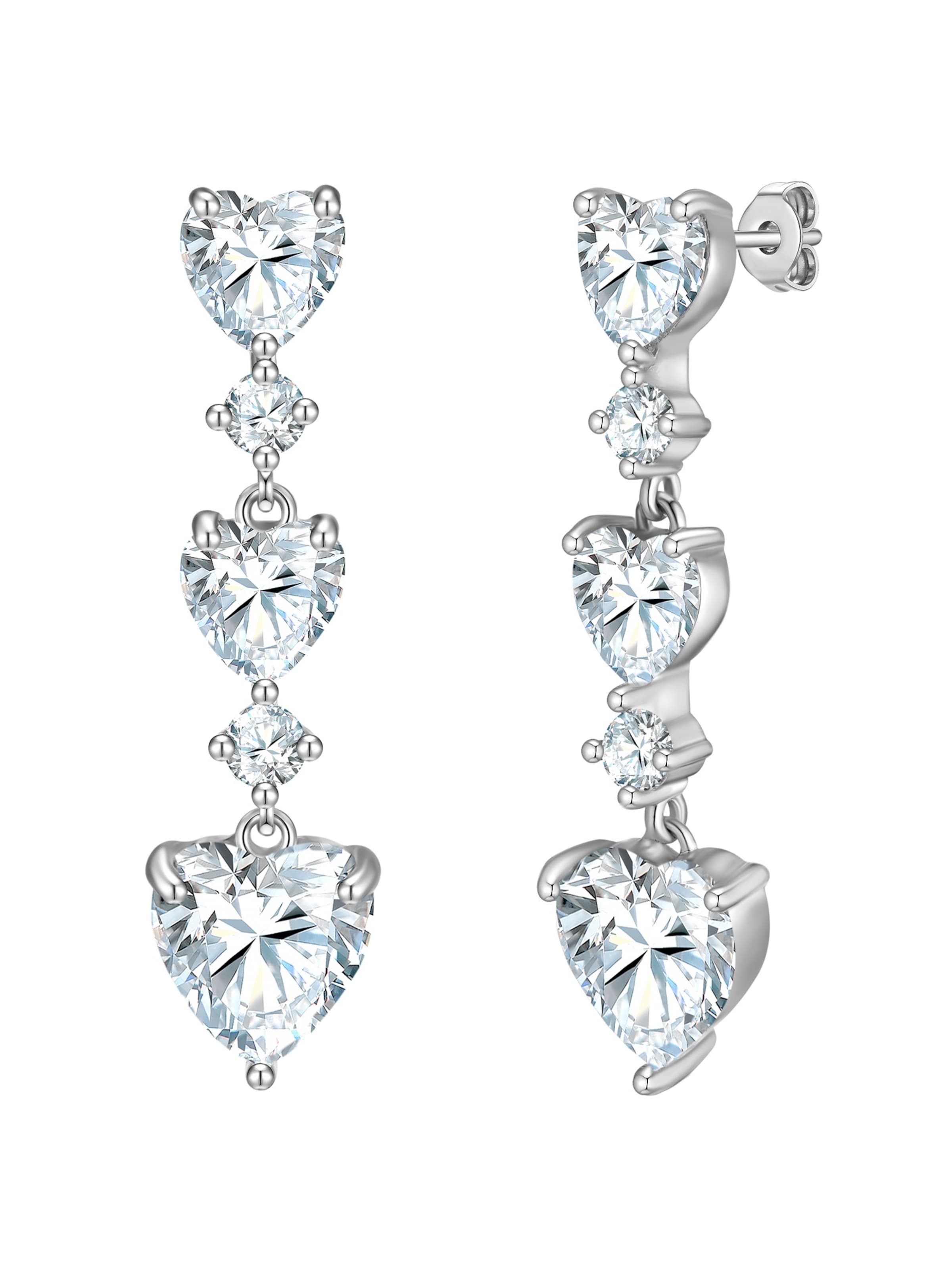 Boucles d'oreilles Yokoamii en argent : devant