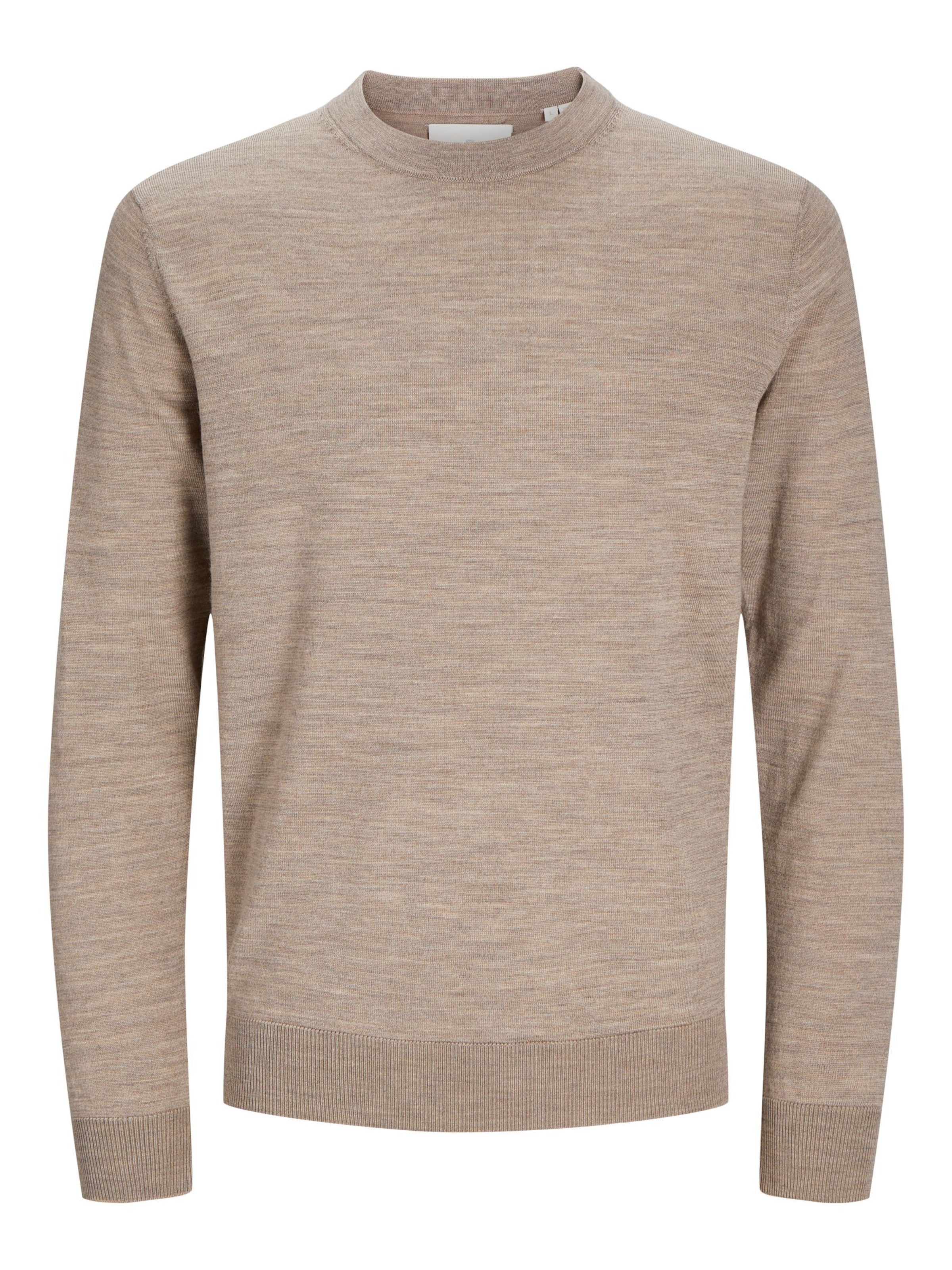 Jack & Jones Premium Sweater in Brown: front